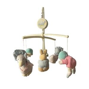 Vintage Peter Rabbit &Friends Musical Mobile Eden Soft Musical Style 44300 w Box